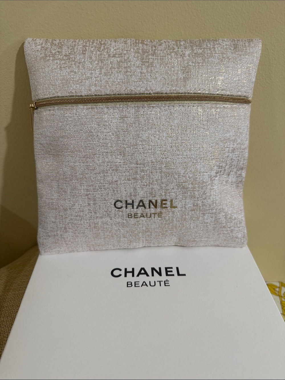 GWP Item CHANEL makeup case Chanel Cosmetic case Chanel Pouch Chanel travel case